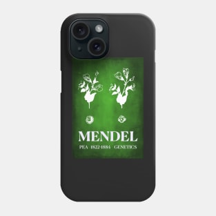 Gregor Mendel Pea and Genetics Phone Case