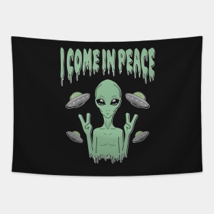 I Come in Peace Tapestry