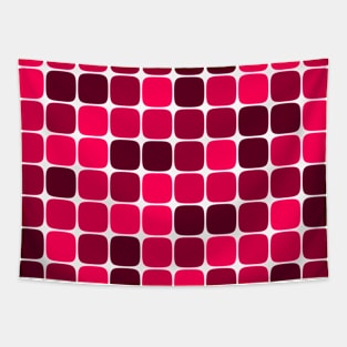 Squircle Pattern (Pink Shades) Tapestry