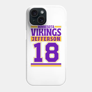 Minnesota Vikings Jefferson 18 American Football Edition 3 Phone Case