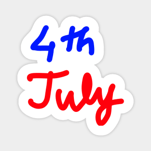 4th july independence day Magnet