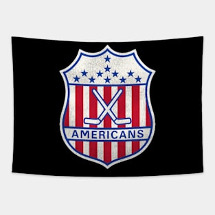 New York Americans Hockey Team Tapestry