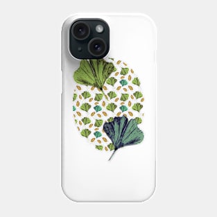 Ginkgo Leaves Under Water Phone Case