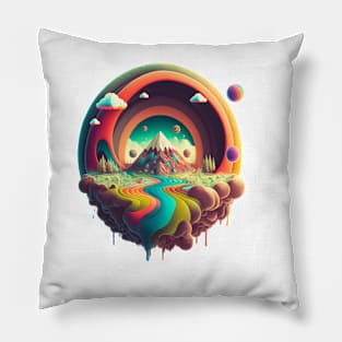 Crazy World Pillow