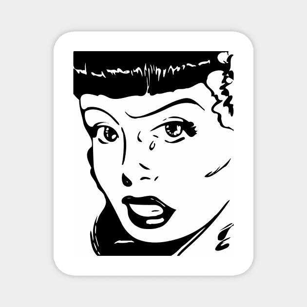 Cry Baby Magnet by DeeBeeDesigns