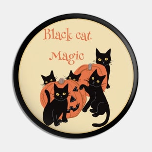 Black Cat Magic Pin