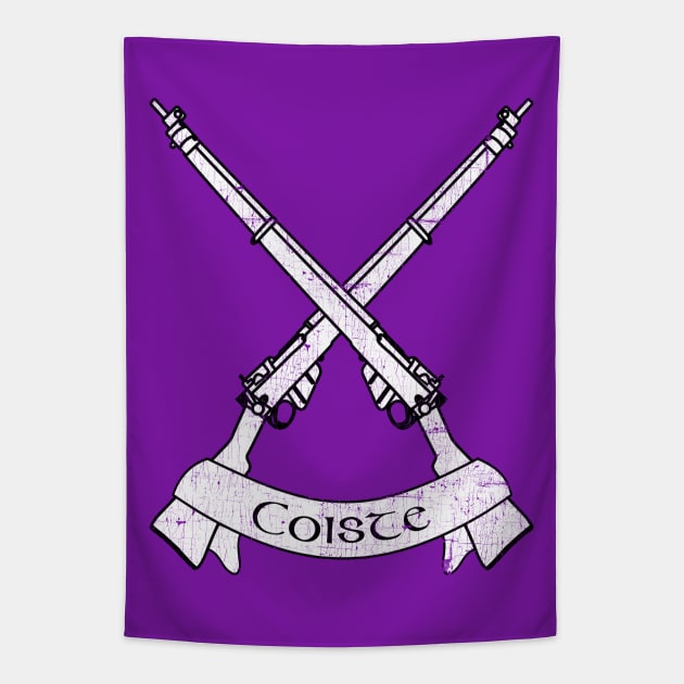 Irish Defence Forces Infantry Corps Flag Tapestry by feck!