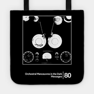 OMD - Messages / Minimal Style Graphic Artwork Design Tote