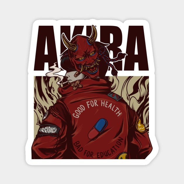 Kaneda - AKIRA Magnet by dezeight