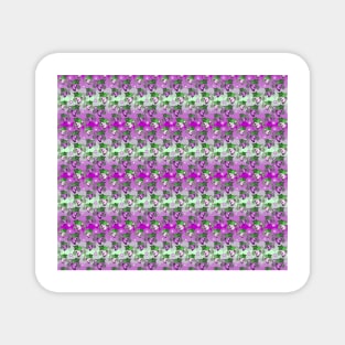 Sparkle Grapes Purple Pattern Magnet