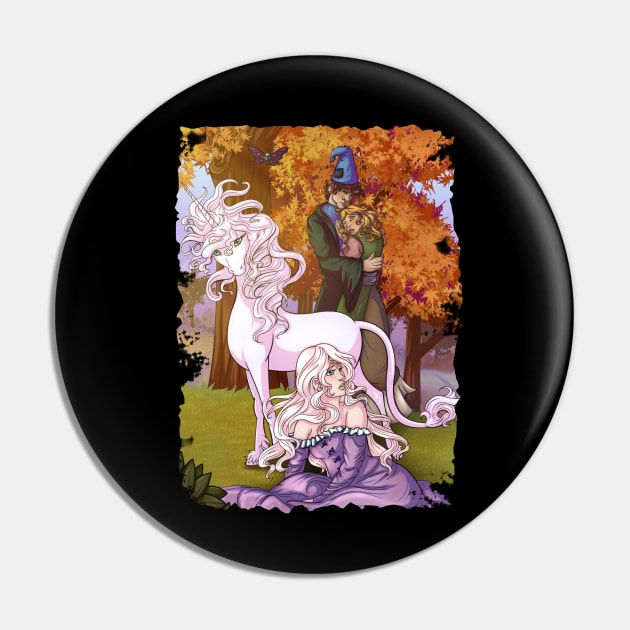 The Last Unicorn Pin by twotigermoon