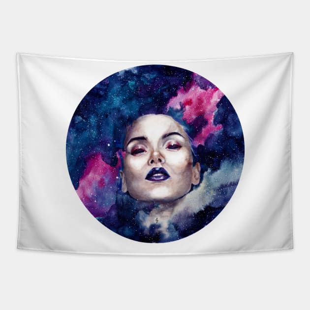 Dark Matter's Hiding Place Tapestry by Fallenfaeries