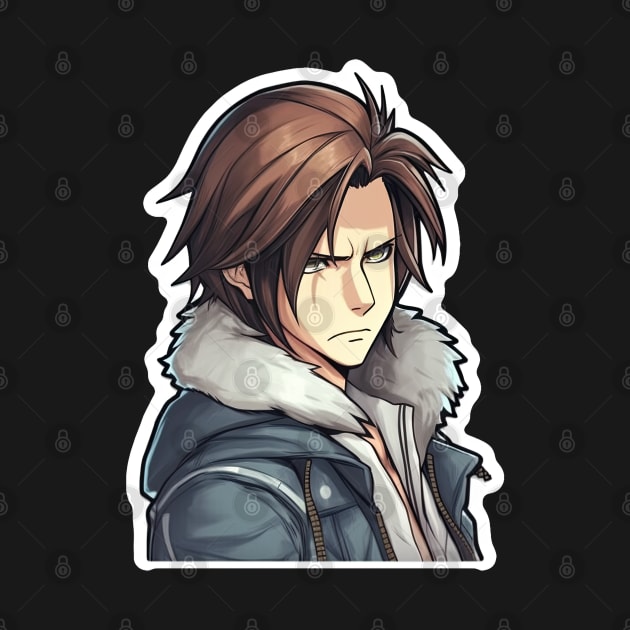 Squall Final Fantasy 8 Art by Zalbathira