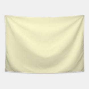 Pastel Lemon Yellow Pale Soft Meringue Yellow Solid Color Tapestry