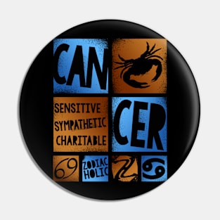 Zodiac CANCER Graffiti Box Series Pin