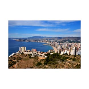 Benidorm Skyline Cityscape Costa Blanca Spain T-Shirt