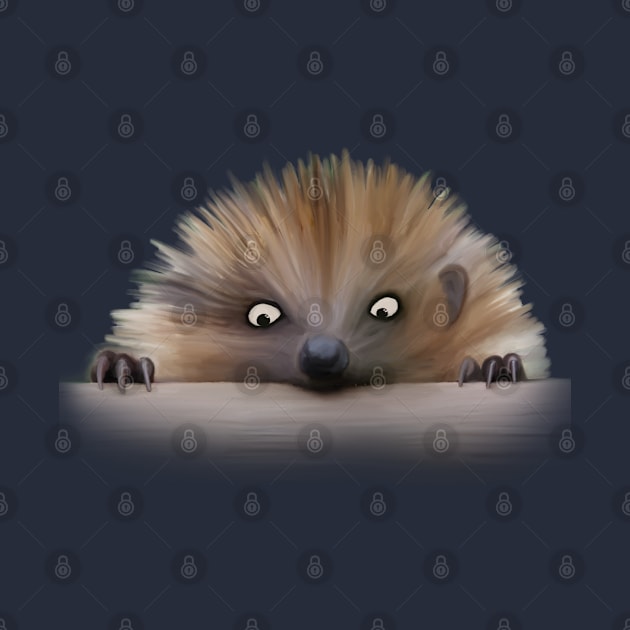 hedgehog by Lins-penseeltje