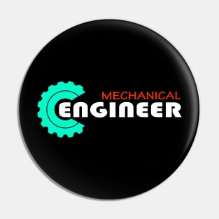 mechanical engineer engineering tee shirt Pin