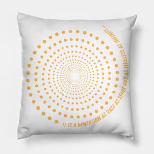 Twilight Zone Science-Fiction Hommage Pillow