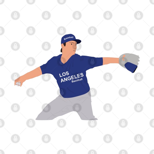 Baseball player in action by GiCapgraphics