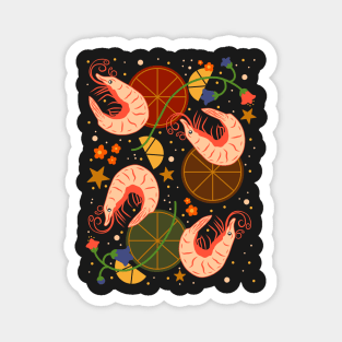 Pescatarian Christmas Dinner Magnet