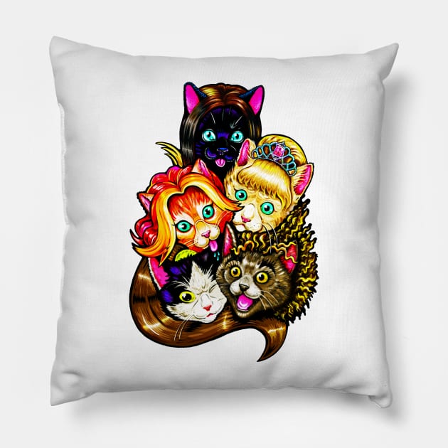 SPICE CATS Pillow by helloVONK
