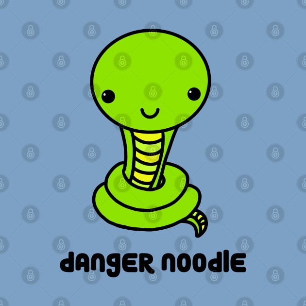 Danger Noodle a cute snake by Pickle-Lily