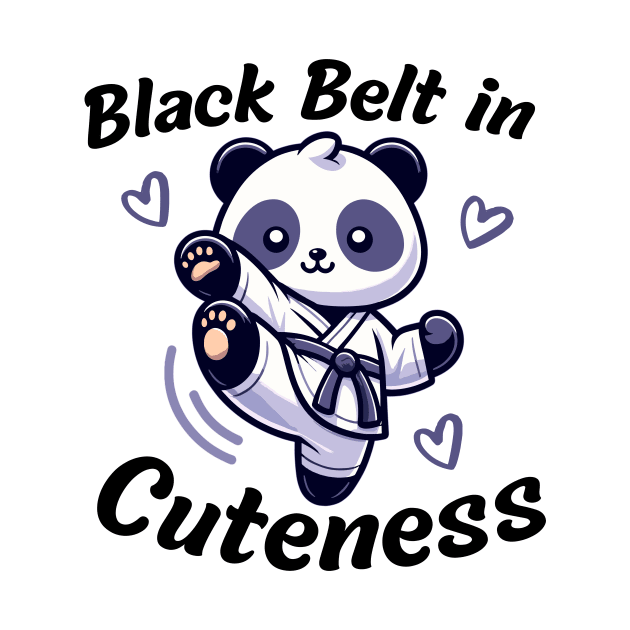 Black Belt in Cuteness- Panda Karate Martial Arts by DefineWear