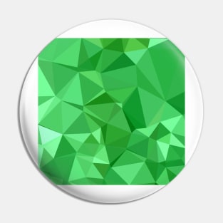 Inchworm Green Abstract Low Polygon Background Pin