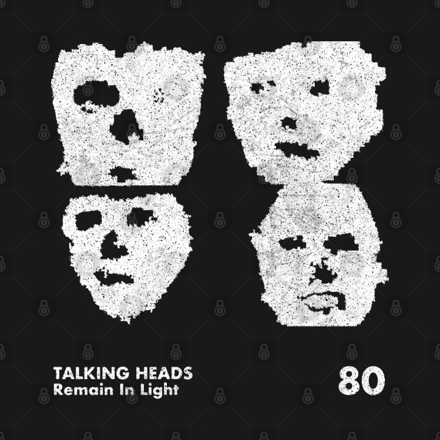 Talking Heads / Remain In Light / Minimalist Graphic Artwork Design by saudade