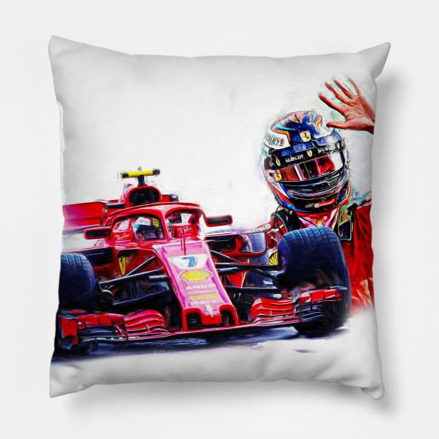 Iceman Kimi Pillow by DeVerviers