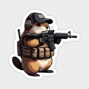 Tactical Groundhog Magnet