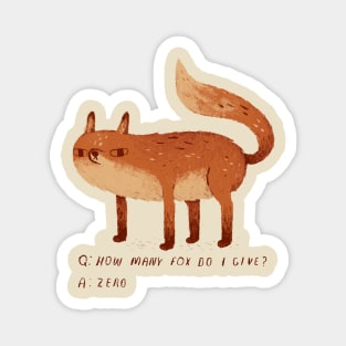 zero fox given T-Shirt Magnet