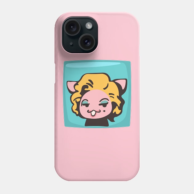 Miaurilyn Monroe 1 Phone Case by Tad