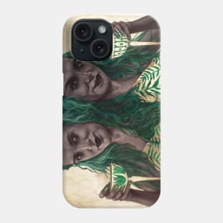 Green lady Phone Case