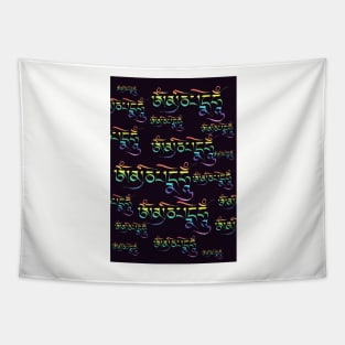 Om Mani Mantra Repeat Tapestry