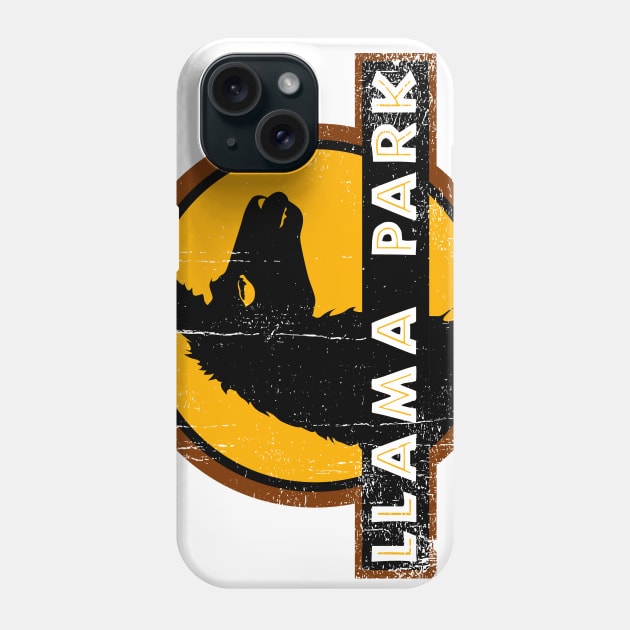Llama Park Phone Case by nickbeta