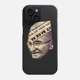 Gandhi / Money Origami Phone Case