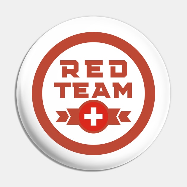 Cybersecurity Red Team Switzerland Gamification Badge CTF Pin by FSEstyle