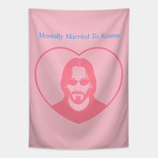 mentally married to Keanu Reeves Tapestry