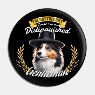 The Distinguished Shetland Gentleman Pin