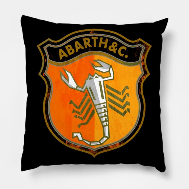 Abarth 1 Pillow by Midcenturydave