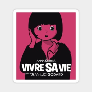 My Life to Live - French Nouvelle Vague poster Magnet