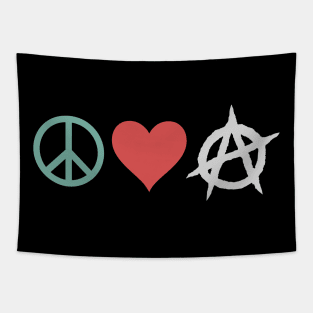 Peace, Love, & Anarchy Tapestry