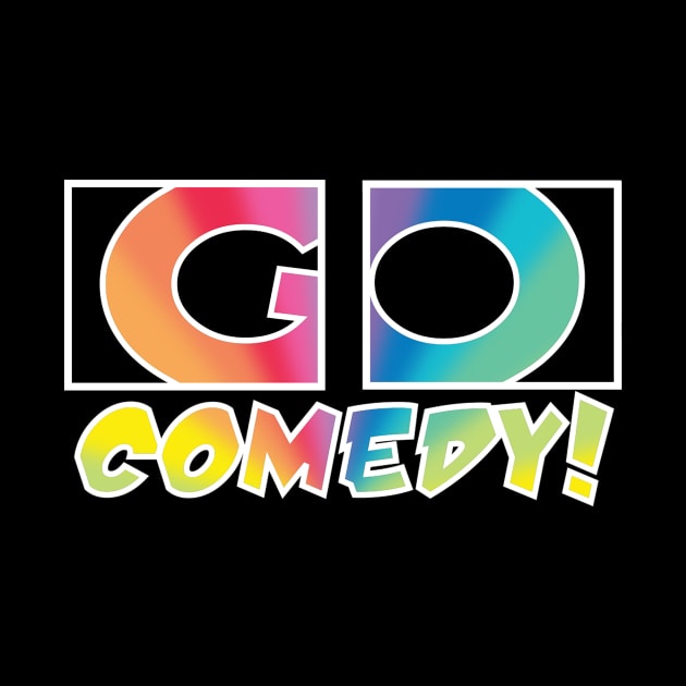 Go Comedy rainbow logo by gocomedyimprov