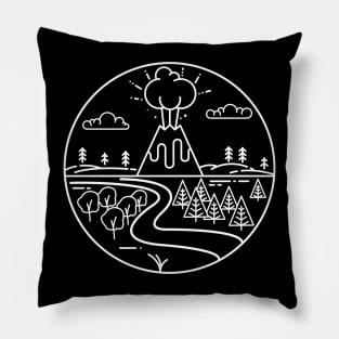 Volcanic Eruptions Pillow