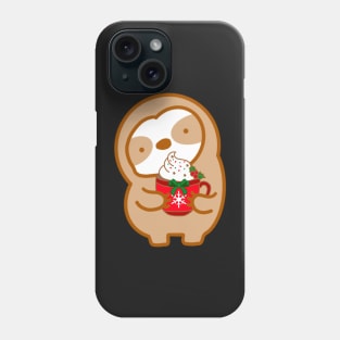 Cute Christmas Hot Chocolate Sloth Phone Case