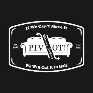 Pivot! Moving Co - Front & Back Print T-Shirt