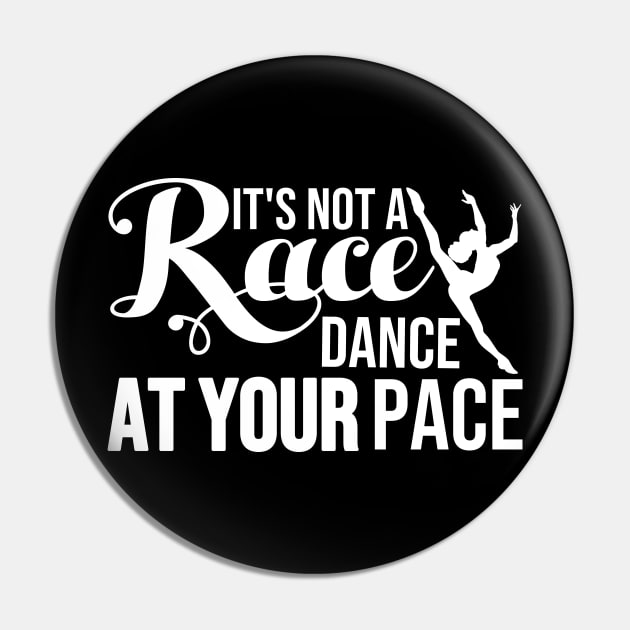 Black Ballerina Run Your Race Pin by Melanificent1