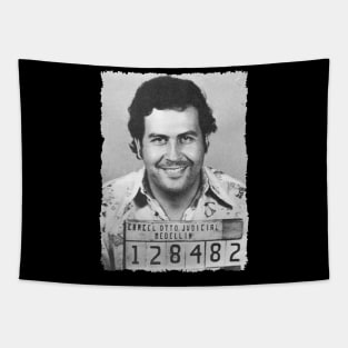 pablo escobar mugshot Tapestry